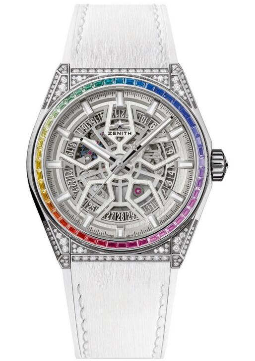 best Zenith Defy Classic Rainbow 32.9002.670/71.R583 replica watches